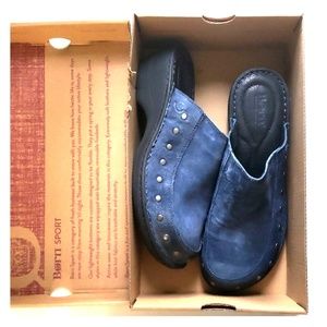 born majesty leather studded clog